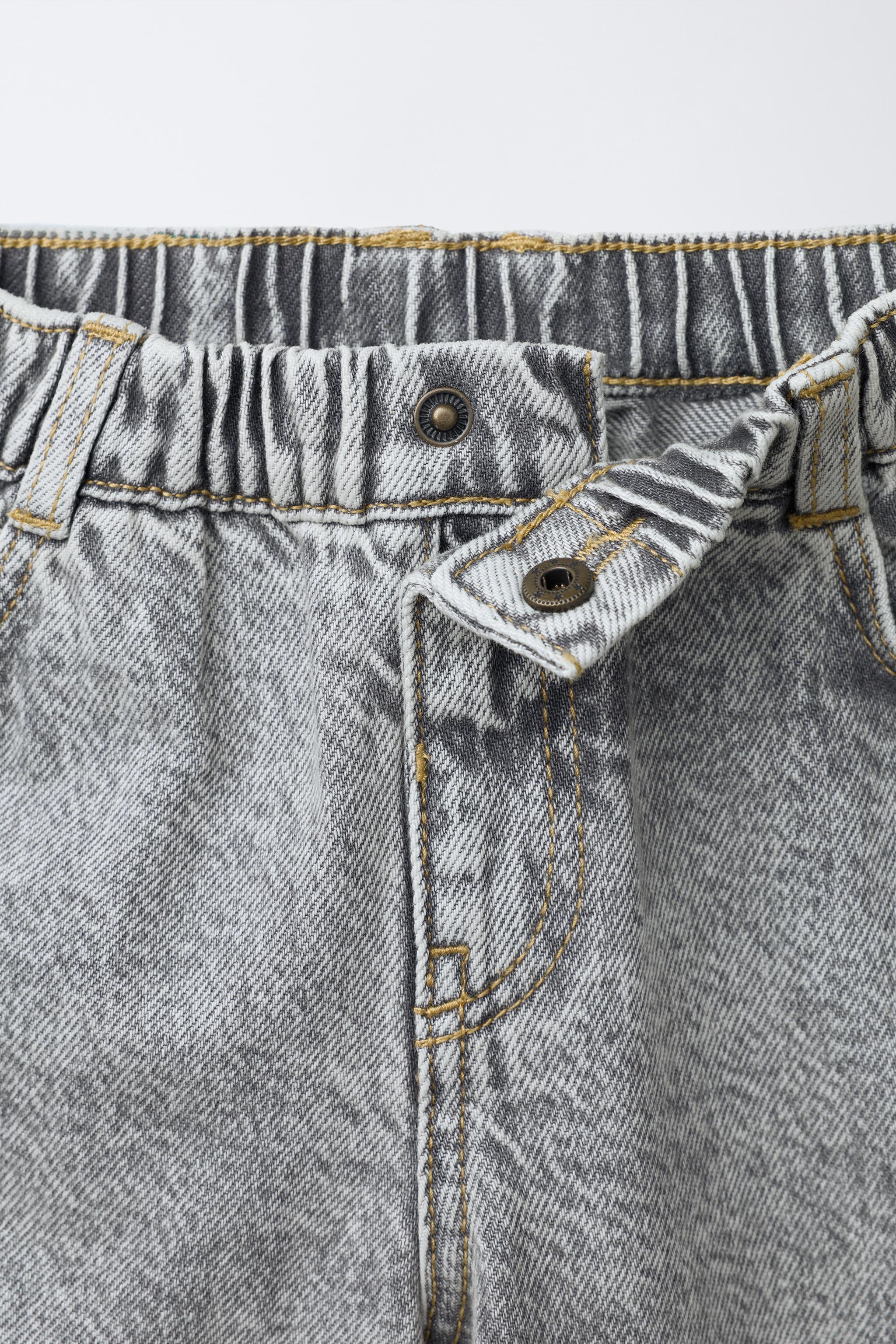 ACID WASH RELAXED BAGGY JEANS